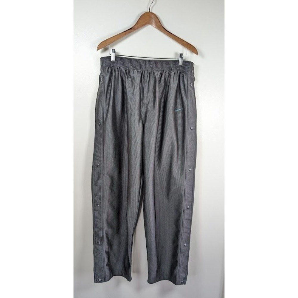 Nike Vintage Breakaway Snap Track Pants XXL Tearaway Ribbed Dazzle Basketball